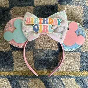 Minnie birthday ears headband